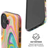Rainbow Marble by Etta Vee iPhone 16 Plus Magsafe Impact Case